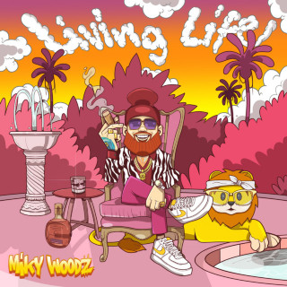 Miky Woodz - Living Life EP cover