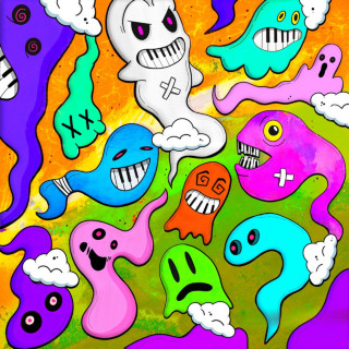 Ghostluvme & Zaytoven - GhostToven mixtape cover