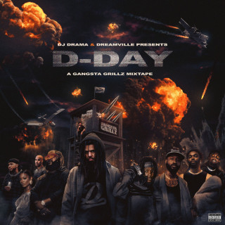 Dreamville, Lute, Cozz & Omen - D-Day: A Gangsta Grillz Mixtape mixtape cover