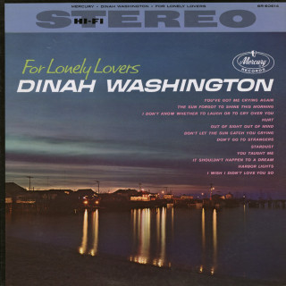 Dinah Washington - For Lonely Lovers album cover