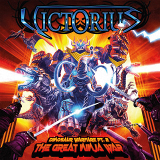 Victorius - Dinosaur Warfare Pt. 2 – The Great Ninja War album cover