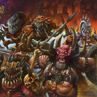 GWAR & Lzzy Hale - The New Dark Ages album cover