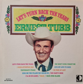 Ernest Tubb - Let's Turn Back The Years album cover