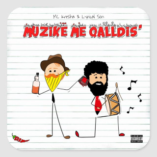MC Kresha & Lyrical Son - Muzikë Me Qalldis' album cover