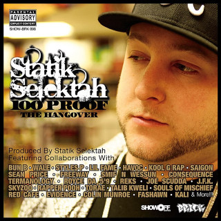 Statik Selektah - 100 Proof (The Hangover) album cover