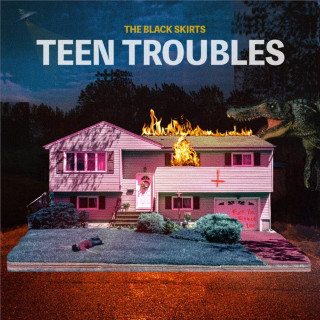 The Black Skirts - TEEN TROUBLES album cover