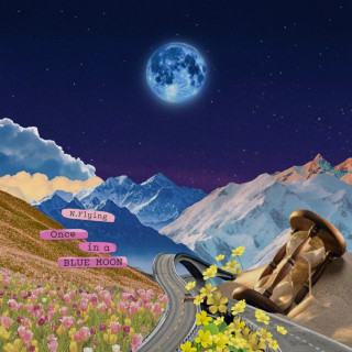 N.Flying - Once in a BLUE MOON single cover