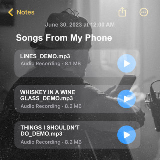 Austin Snell - Songs From My Phone single cover