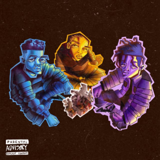 grouptherapy. - there goes the neighborhood. mixtape cover