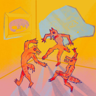 I.BURNED.OUT.TWICE (Я.СГОРЕЛ.ДВАЖДЫ.) - ТАНЦЫ С ВОЛКАМИ album cover