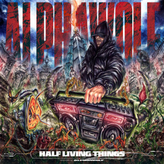 Alpha Wolf - Half Living Things album cover