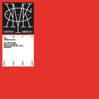 James Blake - CMYK 002 EP cover