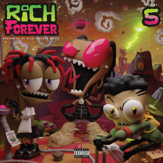 Rich The Kid, Famous Dex & Jay Critch - Rich Forever 5 mixtape cover