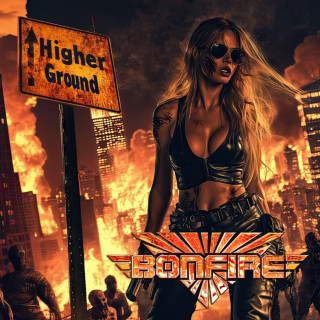 Bonfire - Higher Ground album cover