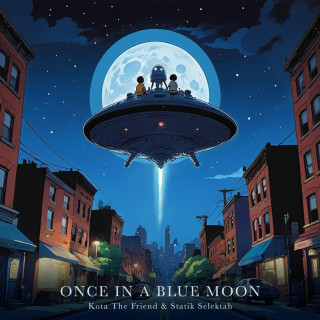 Statik Selektah - Once In A Blue Moon album cover
