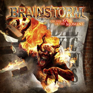 Brainstorm - On The Spur Of The Moment album cover