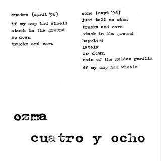 Ozma - Cuatro Y Ocho (1996) compilation cover