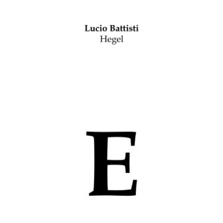 Lucio Battisti - Hegel album cover