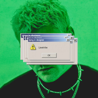 dying in designer - LimeWire album cover