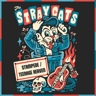 Stray Cats - Stampede / Teenage Heaven single cover