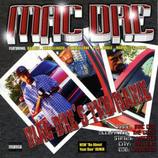 Mac Dre - Mac Dre's The Name album cover