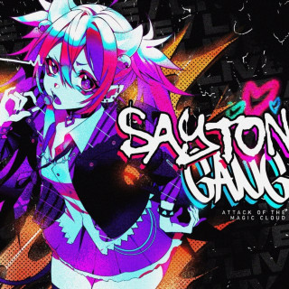 Ironmouse, shirobeats & HalaCG - Sayton Gang: Attack Of The Magic Cloud album cover