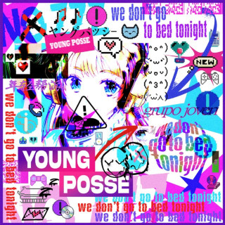 YOUNG POSSE - we don't go to bed tonight EP cover