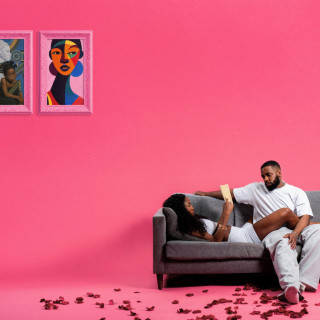 REASON & Eric Bellinger - Moving Towards Love_PINK EP cover