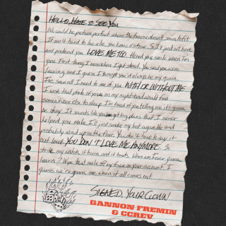 Gannon Fremin & CCREV - Hello, Hate To See You EP cover