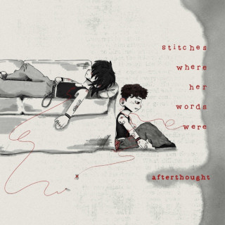 afterthought (Braden Bales & Ezra) - stitches where her words were album cover