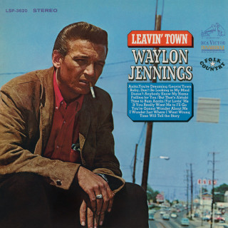 Waylon Jennings - Leavin' Town album cover