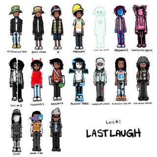 LUCKI - Last Laugh [archive tape] mixtape cover
