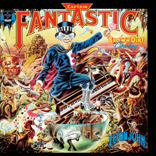 Elton John - Captain Fantastic And The Brown Dirt Cowboy album cover