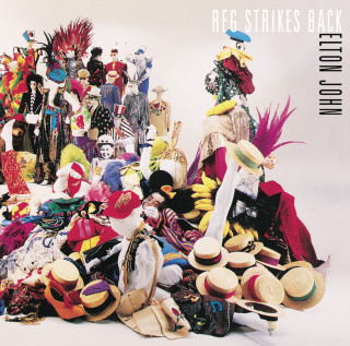 Elton John - Reg Strikes Back album cover
