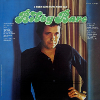 Bobby Bare - I Need Some Good News Bad album cover