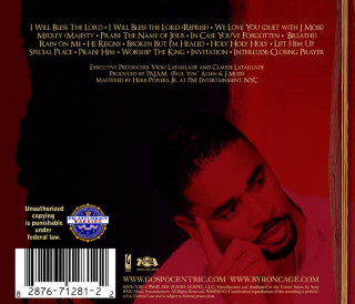 Byron Cage - An Invitation To Worship live album cover