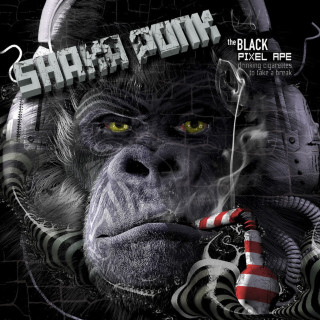 Shaka Ponk - The Black Pixel Ape (Drinking Cigarettes To Take A Break) album cover