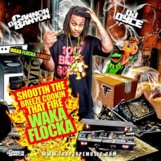 Waka Flocka Flame - Shootin The Breeze Cookin That Fire mixtape cover