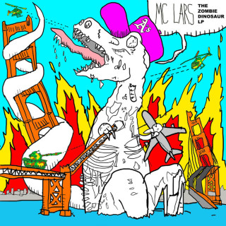 MC Lars - The Zombie Dinosaur album cover