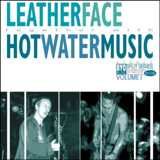 Hot Water Music - BYO Split Series, Vol. I (Leatherface / Hot Water Music) split cover