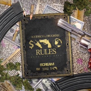 HoodRich Pablo Juan - MONY POWR RSPT World Rules mixtape cover