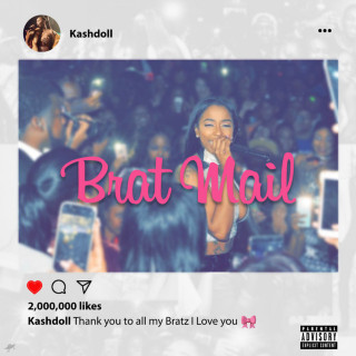 Kash Doll - Brat Mail mixtape cover