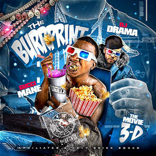 Gucci Mane - The Burrprint (The Movie 3D) mixtape cover
