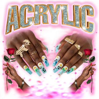 Leikeli47 - Acrylic album cover