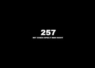 257ers - Mit Essen Spielt Man Nicht mixtape cover