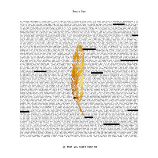 Bear's Den - So That You Might Hear Me album cover