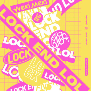 Weki Meki - LOCK END LOL single cover