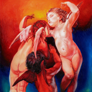 Nessly - Standing On Satan's Chest album cover