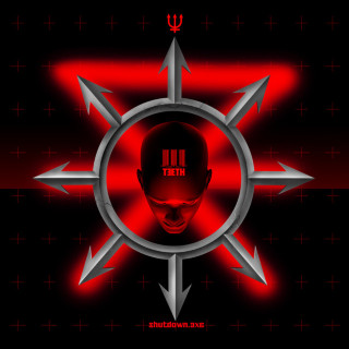 3TEETH - shutdown.ɘxe album cover