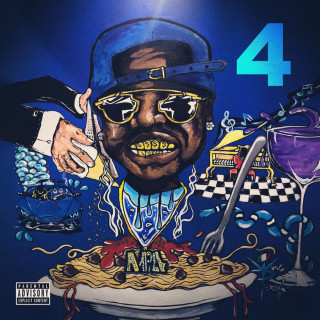 Peewee Longway - The Blue M&M 4 mixtape cover